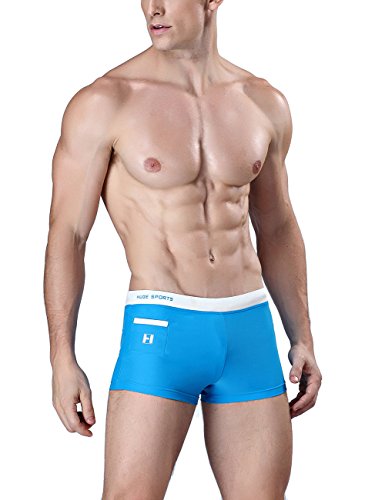Huge sports men s athletic recreational square leg swimming short…