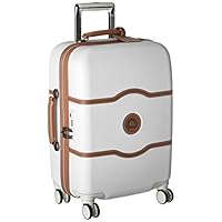 DELSEY Paris Chatelet Hard+ Hardside Carry-on Spinner Suitcase, Champagne White, 21-Inch