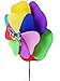 Wings®Double Wheel 12-Petal Heart Garden Spinner