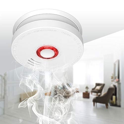 Smoke Detector and Fire Alarm 4 Pack Photoelectric Sensor Smoke Alarms