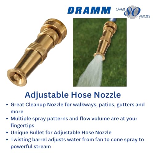 Dramm 12380 HeavyDuty Brass Adjustable Hose Nozzle Pricepulse