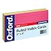 Oxford Ruled Index Cards, 3" x 5", Assorted Glow Colors, 300/Pack (81300EE)