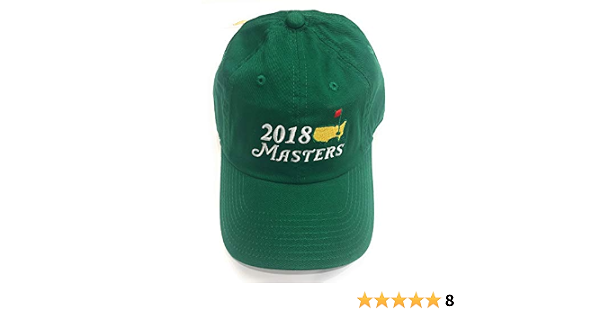 Masters Dated 2018 Golf Cap Emerald 