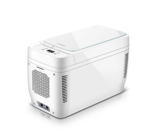 Click Here to See More Images Portable Electric 12V Dual-Core Car Mini Refrigerator Mini Fridge Refrigeration Heating For Car Use Freezer - 11L Capacity (11L)