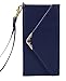 Crosspace iPhone 6 Plus Wallet Case, iPhone 6s Plus Envelope Flip Handbag Shell PU Leather Detachable Folio Cover Cases with Card Holders Wrist Strap for Apple iPhone 6 plus/6s Plus 5.5”-Blue