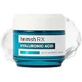 HEIMISH RX Hyaluronic Acid Rich Whipped Cream - Deep Moisturizer for Sensitive and Dry Skin, Daily Face Cream, Lightweight, with Hyaluronic Acid, Panthenol, Korean Skincare, 50ml (1.69 fl. oz)