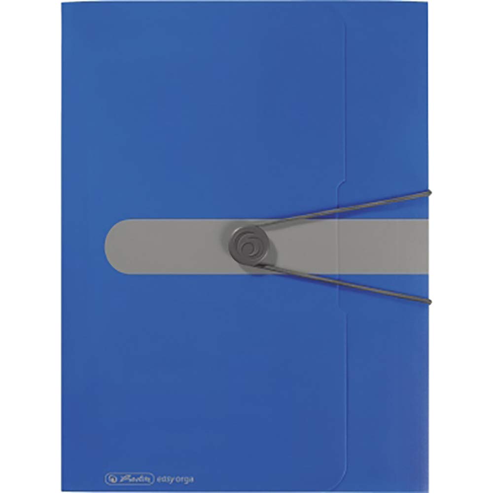 Herlitz 11205994 Polypropylene (PP) Blue – Folder Polypropylene (PP), Blue, A4)