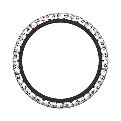 Jack Skellington Car Steering Wheel Cover , 15 inch Universal Fit for