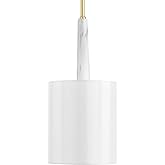 Progress Lighting Glimmer Collection 5-Light Silver Ridge Clear Glass Luxe Pendant Light