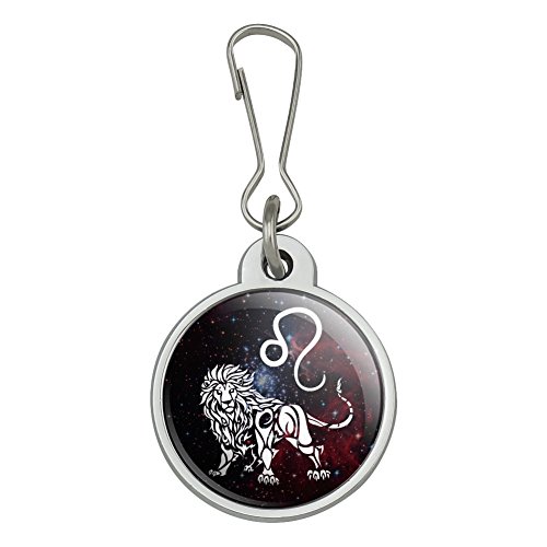 Leo Lion Zodiac Sign Horoscope in Space Jacket Handbag Purse Luggage Backpack Zipper Pull Charm