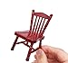 Cinhent Miniature Chair, Vintage Dollhouse Furniture Wood Rocking Chairs for Dollhouses, Craft Displays, and Mini Fairy Scenes, Kids Pretend Play Toys Dollhouse Decoration