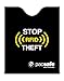 Pacsafe unisex adult Rfidsleeve 50 Rfid Blocking Protector Travel Accessory Passport Cover, Black, One Size US