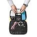 BAGSMART Electronics Travel Organizer Bag Hard Drive Case for Various USB, Phone, Cable, Charger, Yellow