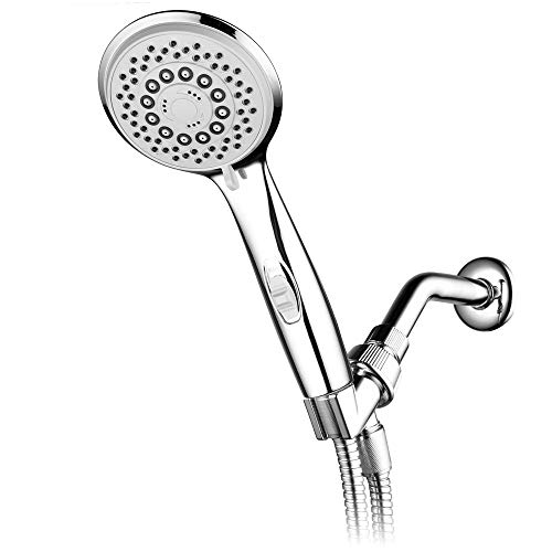 Hotel Spa High-Pressure 7-Setting Handheld Shower Head with 4-inch Face, Patented Water-Saving ON/OF - //medicalbooks.filipinodoctors.org