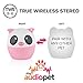 My Audio Pet Pig Mini Bluetooth Animal Wireless Speaker for Kids of All Ages - True Wireless Stereo Technology – Pair with Another TWS Pet for Powerful Rich Room-Filling Sound - (Party Pig)