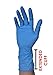 New Robust Plus (Extended Cuff) Nitrile Gloves - Powder Free, Latex Rubber Free, Exam Medical Grade, Disposable, Non-Sterile, Food Safe, Textured, Blue Color, Convenient Dispenser 100 Pack (Small)