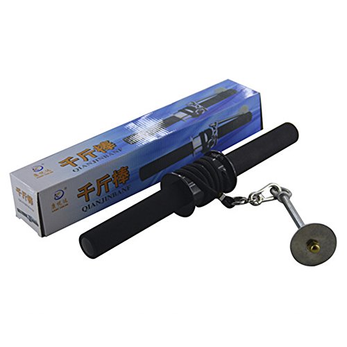 Darhoo-Wrist-and-Forearm-Strength-Training-Fitness-Equipment-Arm-Muscle-get-in-Shape-Wrist-Hand-Exerciser-Steel-Pipe-Foam-Nylon-rope-Black