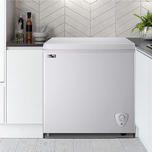 5.0 Cubic Feet Chest Freezer Compact Deep Freezers with Adjustable