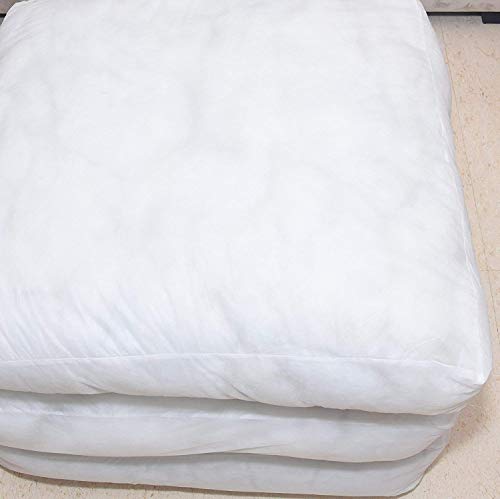 IZO Home Goods 35" X 35" Large Boxed Shaped Premium Hypoallergenic Square Stuffer Best for Meditation Floor Pillow Insert, Mandala Ottoman Cushion, Dog Beds, Lounger (Non Woven Fabric)