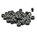 E-TING 1000 PCS 5mm Color Silicone Lined Micro Rings Links Beads Linkies for I Bonded Tipped Hair Extensions (Medium Brown)