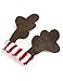 Christmas Reindeer Wine Bottle Cover, 2Pcs Knitted Ugly Sweater Covers for Christmas Decorations