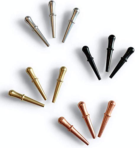 Premium Metal Cribbage Pegs (12 Pack) Made in The USA