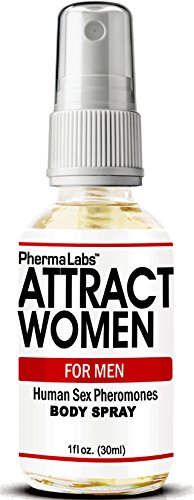 PhermaLabs Pheromones Body Spray For Men- 1.0 oz- Attract Beautiful Women Instantly- Highest Concentration Of Pheromones Possible- Increases Sex Drive- Fresh & Long-lasting Smell