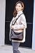 Covelin Women's Retro Sling Shoulder Bag from, Leather Crossbody Tote Handbag (Coffee)