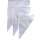 Jovitec 300 Pieces Disposable Icing Piping Bag Cake Pastry Bags Cupcake Decorating Bag for Cookie Baking Frosting, 3 Sizes