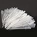 Vktech 100PCS 0.5ml Graduated Pipettes Dropper Polyethylene