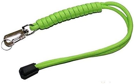 King.MI Paracord Rope 7 Cores Flashlight Knife Keychain Lanyard (G)