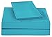 Honeymoon 1800 Brushed Microfiber Bed Sheet Set, Ultra Soft, Twin - Blue