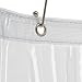 Zenna Home Clear Shower Curtain Liner, Super Heavyweight Transparent Liner for Showers and Bathtubs with Rustproof Grommets, 10-Gauge Vinyl, 72 x 72 Inches