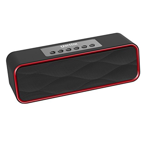 Bluetooth Speaker, UBEttER Audio Duo Portable Wireless Speaker,High-Definition Sound Quality for All Phones and Tablet (Black)