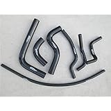 MONROE RACING Silicone Radiator Heater Hose for SUZUKI SAMURAI 1986-1995 87 88 89 90 91 92 93 94 (BLACK)