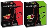 Hydro Herbal 50g, 2 Mix: Strawberry & Double Apple - Best Sellers! Hookah Shisha Tobacco Free Molasses, Value Pack!