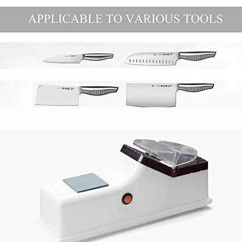 Professional Electric Knife Sharpener, Small Multifunctional Kitchen Knife Sharpener, Sharpens Dull Knives Quickly Safe and Easy to Use, Knife Sharpener System for All Kinds Cutlery, Chefs Best Choice