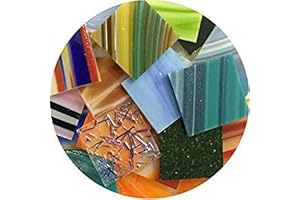 U-FUSE-IT 1 Lb. System 96 Specialty Glass End Cuts Sampler Pack 96 COE,