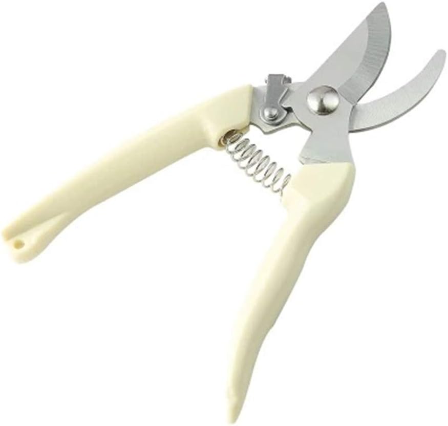 Stainless Steel Tree Pruning Scissors Garden Fruit Trees Scissors Scissors(Beige)