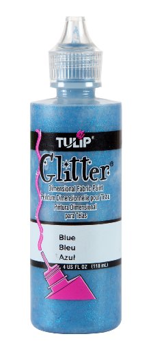 Tulip Fabric Dimensional Paint, Glitter Blue