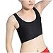 Lesbian Super Flat Chest Built-in Elastic Band Binder Slim Fit Tank Tops (Lable Size XL=US M, 4)
