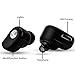 Mini Single Bluetooth Earbud,V4.1 Stereo Wireless Bluetooth Headphones with Built-in Mic,Invisible Noise Cancelling in-Ear Earphone Car Headset Fit for iPhone Samsung and Other Android Phones (Black)