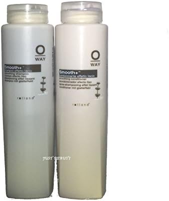 ROLLLAND O WAY SMOOTH + SMOOTHING SHAMPOO &amp; CONDITIONER 10.56 OZ