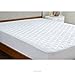 Linenspa Plush Quilted Mattress Pad-Breathable Mattress Cover with Deep Pockets Stretches up to 18 Inches, White