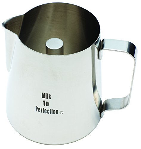 Rattleware 27900 12 oz Milk to Perfection Pitcher, Silver