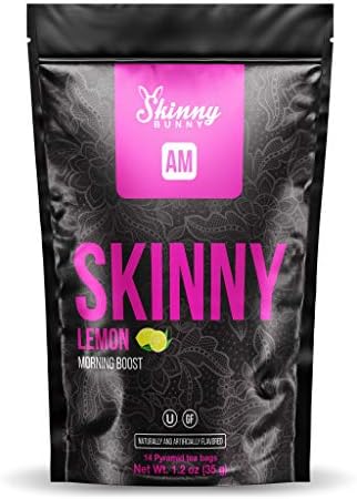 AM Skinny Weightloss Boost Tea | 7 Different Flavors Available (Lemon, 14 Day Supply)