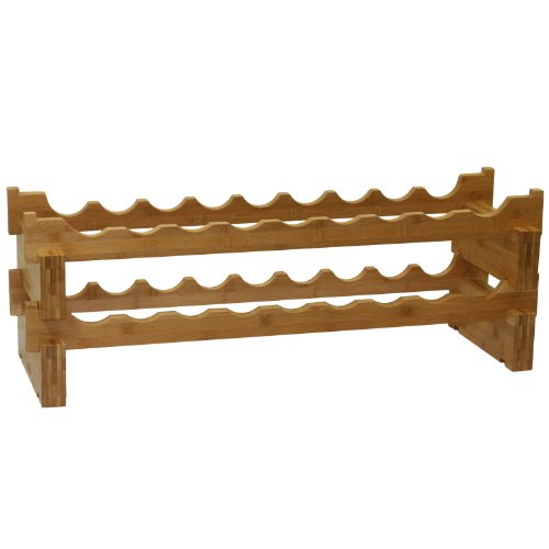Oceanstar-18-Bottle-Stackable-Bamboo-Wine-Rack