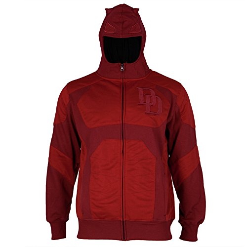 I am daredevil costume hooded sweatshirt 2x-large