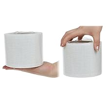 LFI Rollo de cinta adhesiva de malla para reparación de pared de tela de 10 x 25 m