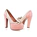 Charm Foot Fashion Bows Womens Platform High Heel Pumps Shoes